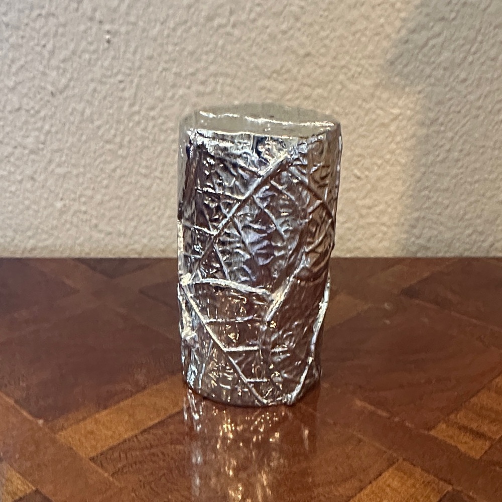 Michael Aram Silver Textured shaker